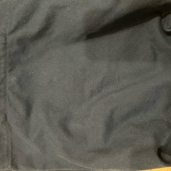 BAGGU Dark Blue Canvas Tote - Picture 4 of 5